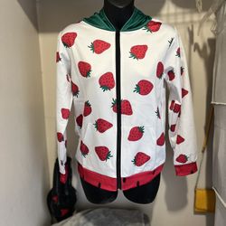 Girls Strawberry Sweater Brand New With Tag