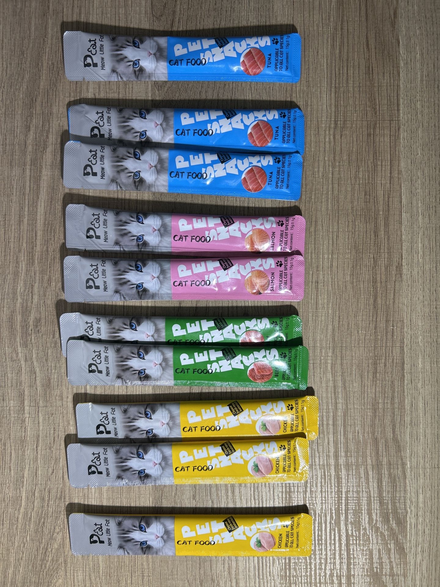 Cat Treat Sticks – Tuna, Salmon, Chicken (Mix & Match!)