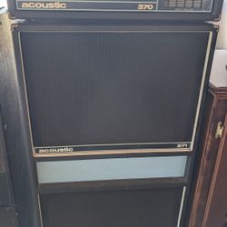 Acoustic 370 Bass Amp Head And 371 Bass Cabinet 