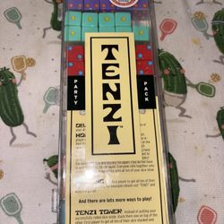 TENZI Party Pack Dice Game 6 Various Random Colors Fast Family Missing (1 Dice)