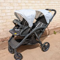 evenflo infant Evenflo Shyft Intuiti+ Travel System featuring Revolve180 LiteMax NXT with  SensorySoothe Green and Gentle