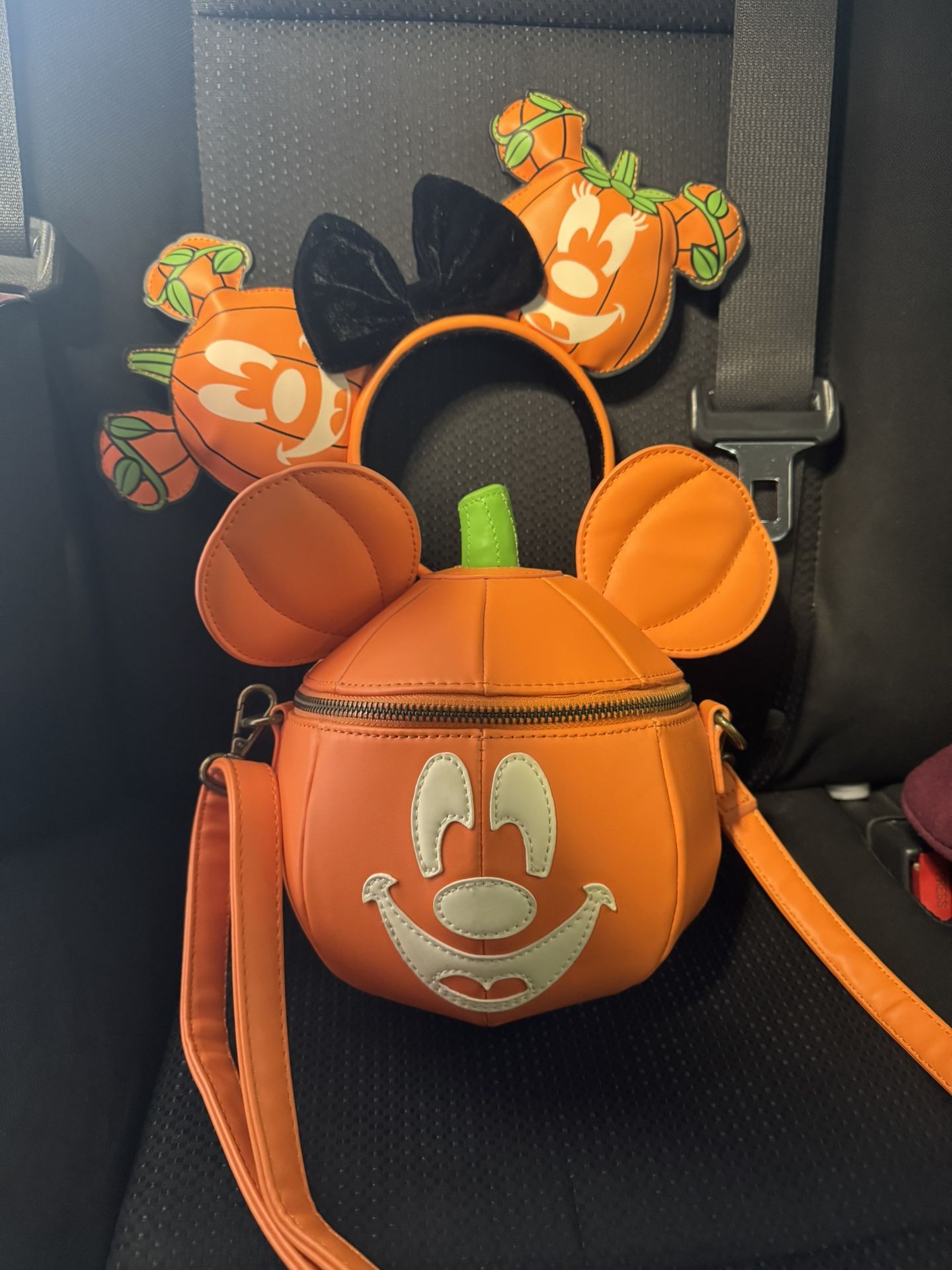 Mickey Pumpkin Loungefly Crossbody