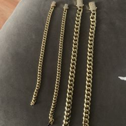 Gold Filled Bracelets And Chains. 