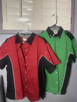 red green shirt