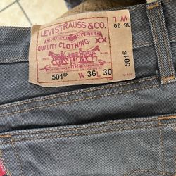 Levis Grey Jeans Size 36X 30 Like New 