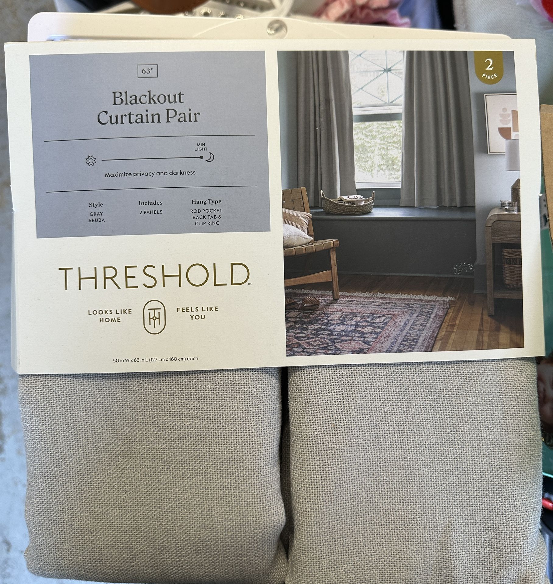 NEW! Threshold Curtain Set