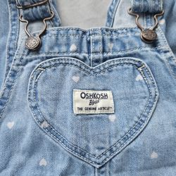 OshKosh B'gosh 18mo. Baby Heart Overalls 