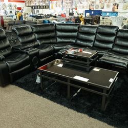 Power Reclining Sectional In Stock For Immidiate Delivery 