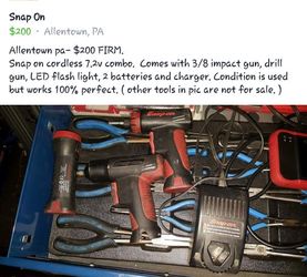 Snap on tools