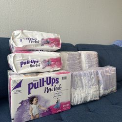 Diapers Huggies pull ups 2t-3t Girls