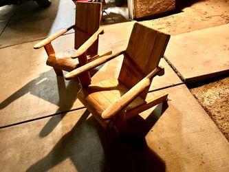 Wooden chairs