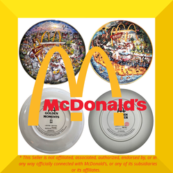 McDonald's Golden Moments and Golden Summer Franklin Mint Limited Edition Plates