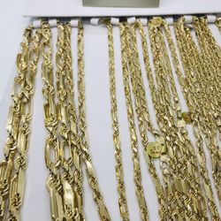 14K Gold Milano Chains! See description for limited stock!