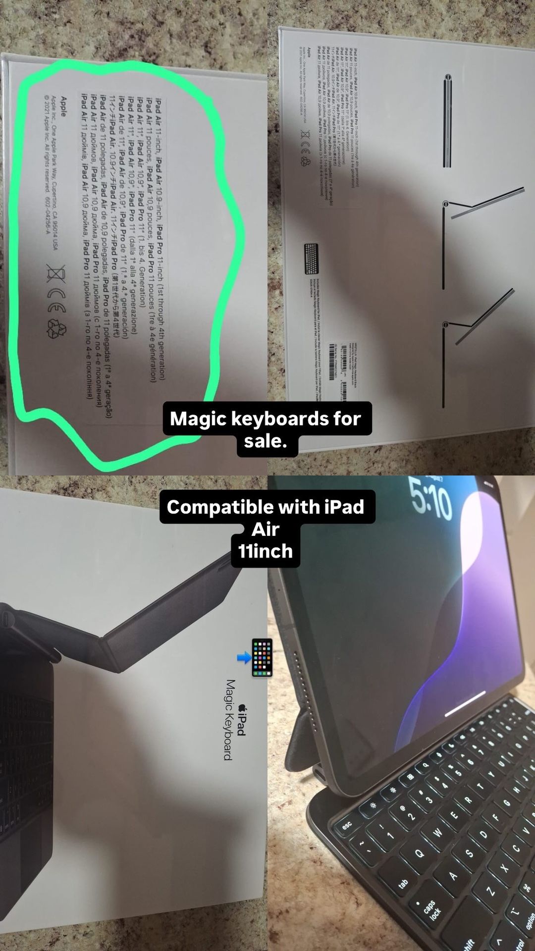 Apple Magic Keyboard 11inch iPad