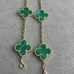 VCA Green Stone Unisex Bracelet 