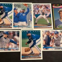 Lot of 7 Toronto Blue Jays MLB Baseball Cards