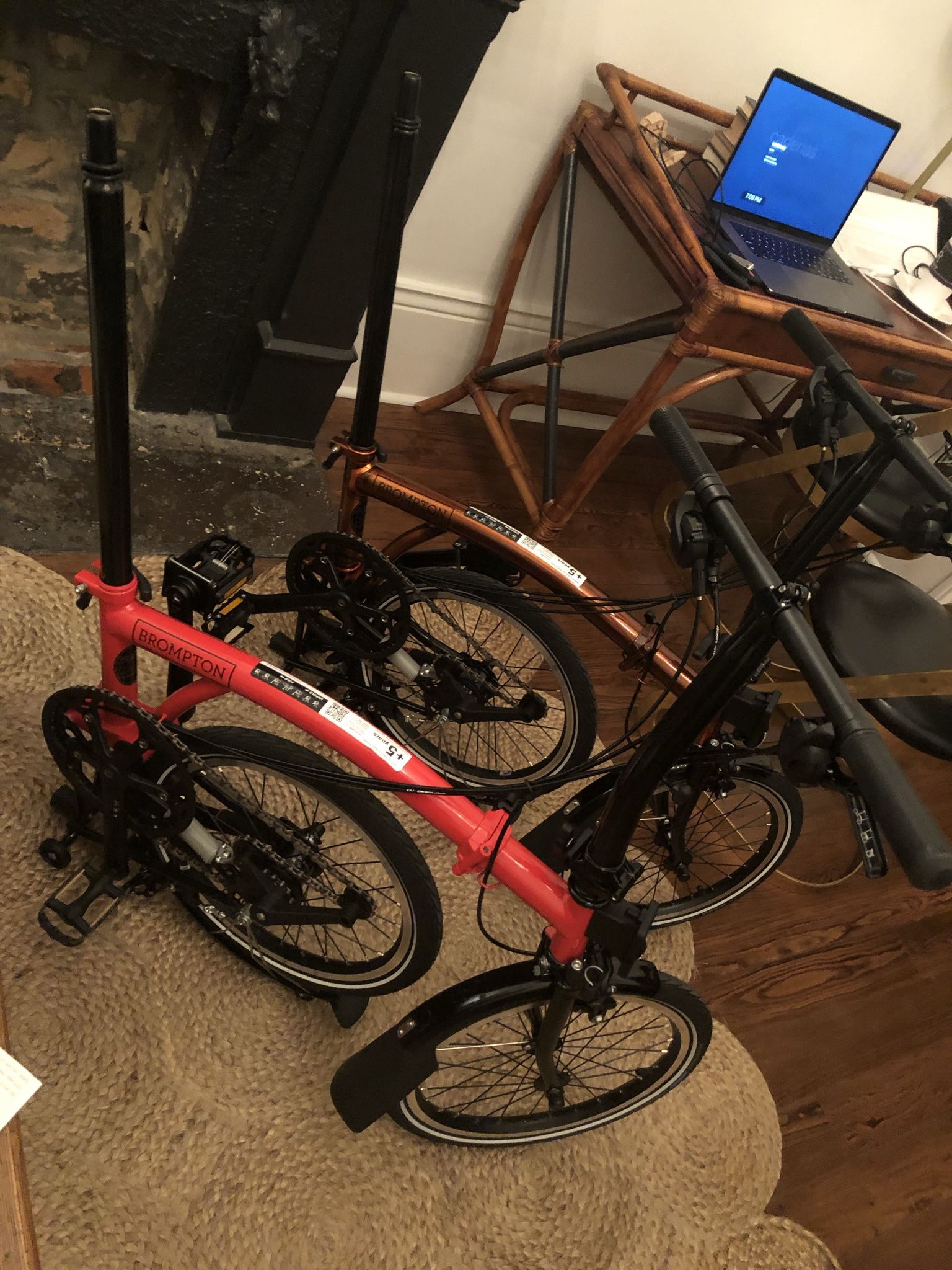 Two Bromptons