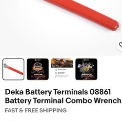 GM battery Terminal Tool By Deka 