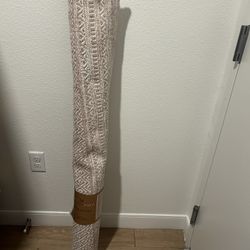 NEW 5x7 100% Cotton Pink/white Rug