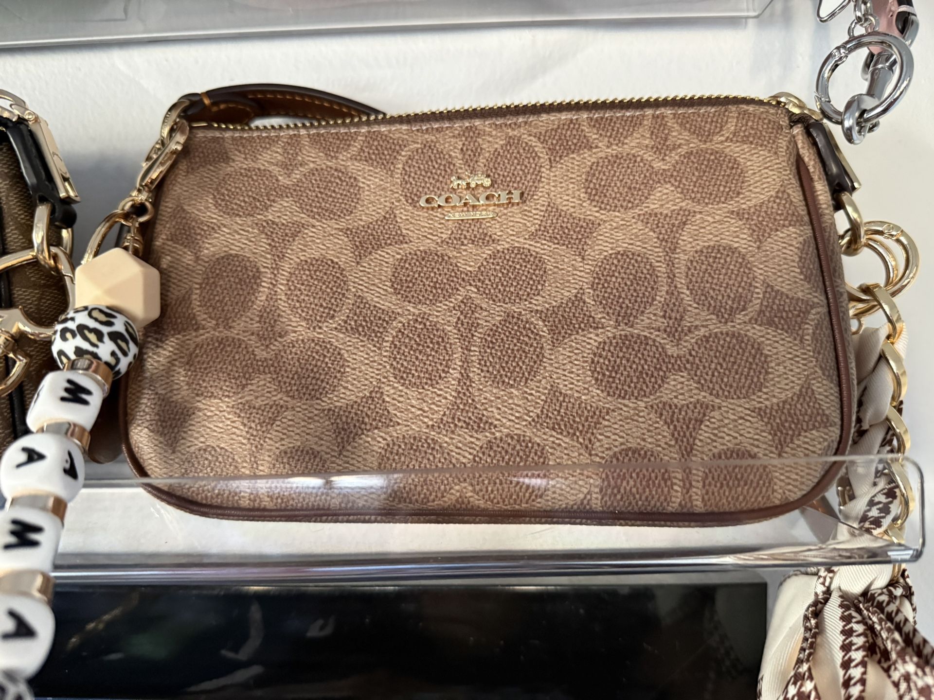 Tan/Brown Coach Nolita 19