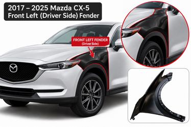 2017–2025 Mazda CX-5 Front Left Driver Side Fender – Steel