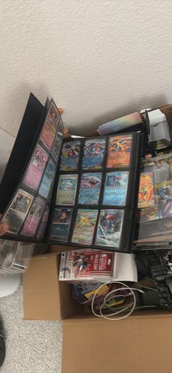 Pokémon card binder collection