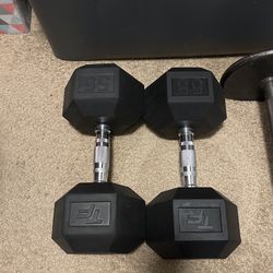 2x 55lb Dumbbells 