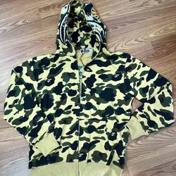 Yellow camo Hoodie 