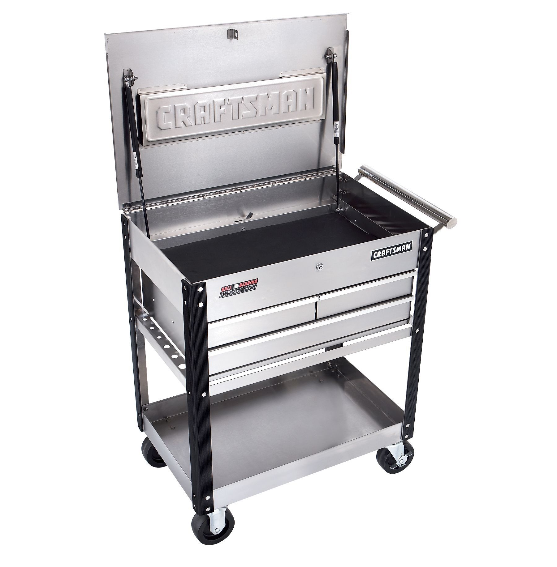 Craftsman Stainless Steel 3 Drawer Tool Box, Utility Cart. Or best offer.