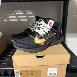 Off-White x Nike “The Ten” Air Presto Black Size 9