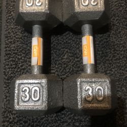 Dumbbells Set Of 30lbs