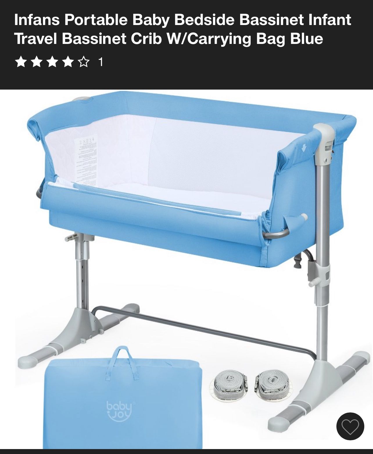 Bed Side Bassinet Bed