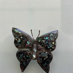 Vintage Mexican Butterfly brooch