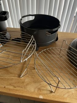 Ninja - Foodi Pressure Cooker with TenderCrisp & Dehydrate - Black/Gray