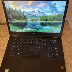 i7 Dell Latitude Laptop with 16 Gb RAM and 512 Gb M.2 SSD drive *FingerPrint Sensor *HDMI