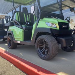Brand New Golf Cart with a Backseat
