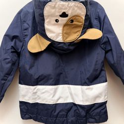 London Fog Toddler Rain Jacket 3T – Dog Hood, Adorable & Clean