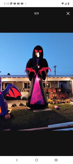 Giant Halloween Inflatable Grim Reaper 16 feet