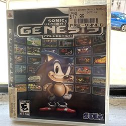 Sonic's Ultimate Genesis Collection (Sony PlayStation 3, PS3, 2009) Complete CIB