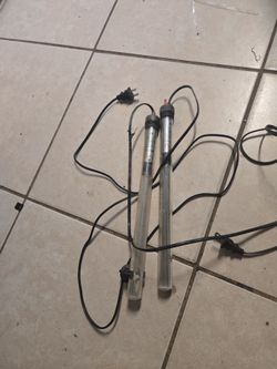 2 Aquarium heaters