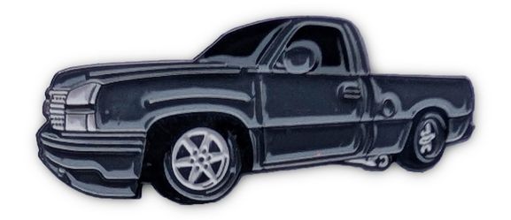 Pin Dark Gray Truck For Caps Clothing Enamel Badge Pick Up Truck Pin Trucking