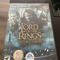 The lord Of The Rings The Two Towers Ps2