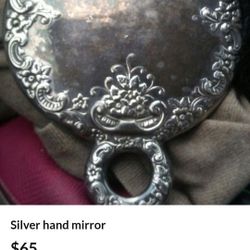 Antique  Hand Mirror