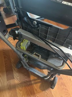 Ryobi table saw with folding table