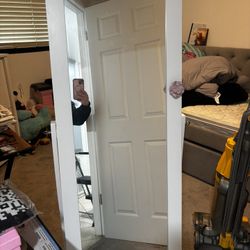 White Stand Up Jewelry Armoire With Mirror 