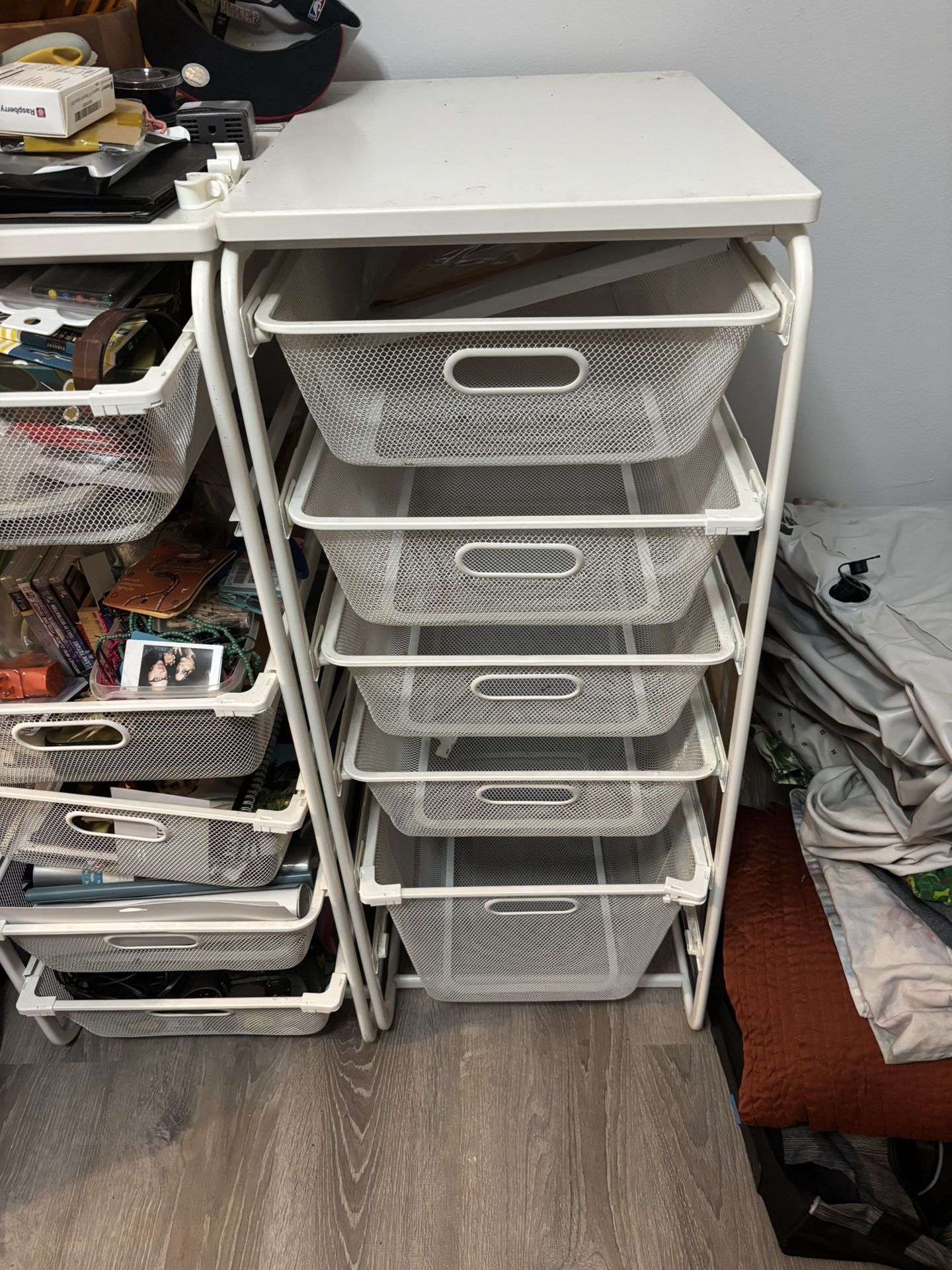 5 Drawer Storage Cabinets X2