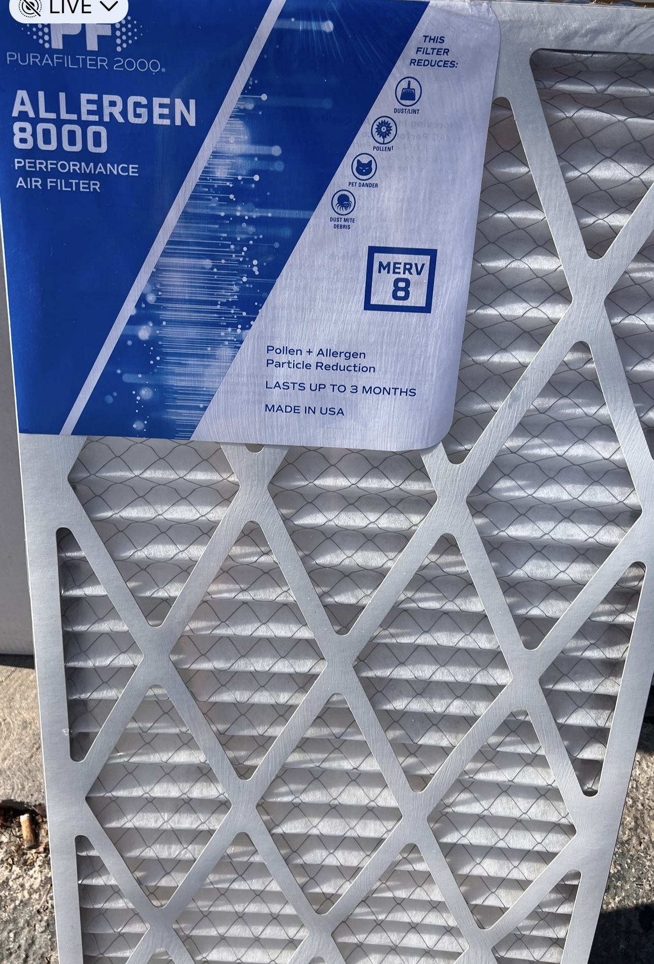 AIR FILTERS $4