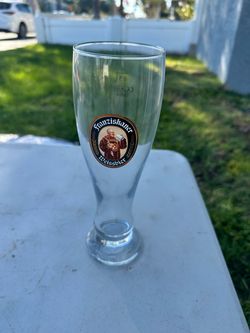 5 Franziskaner .5 L beer glasses