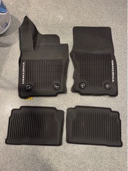 Oem Rubber Floor Mats 2026 Toyota Tacoma
