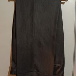 Slacks...Nice..Grey..34 X 30  Worn Once For Graduation 